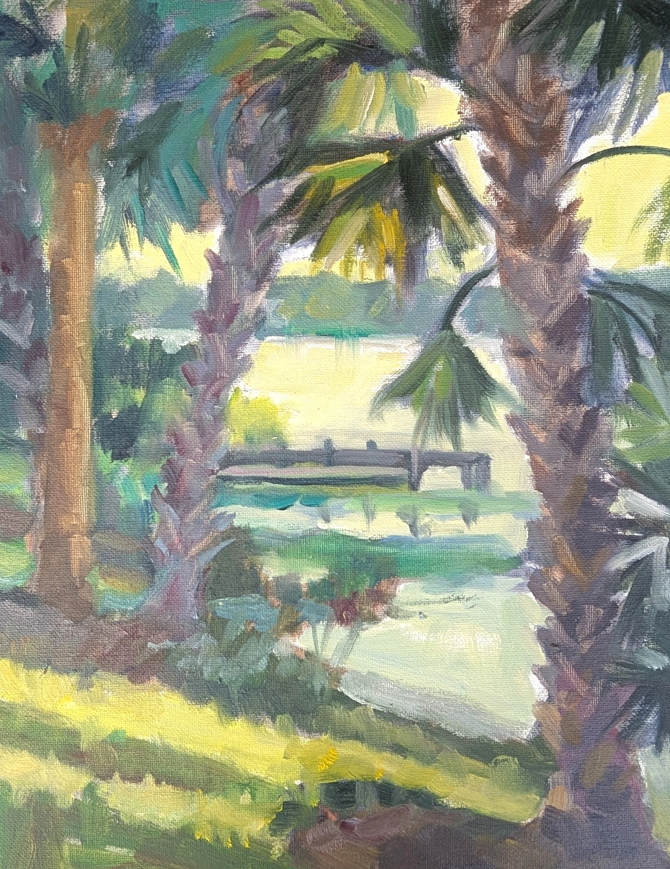 Lake View   14" x 11"   OIl on Canvas