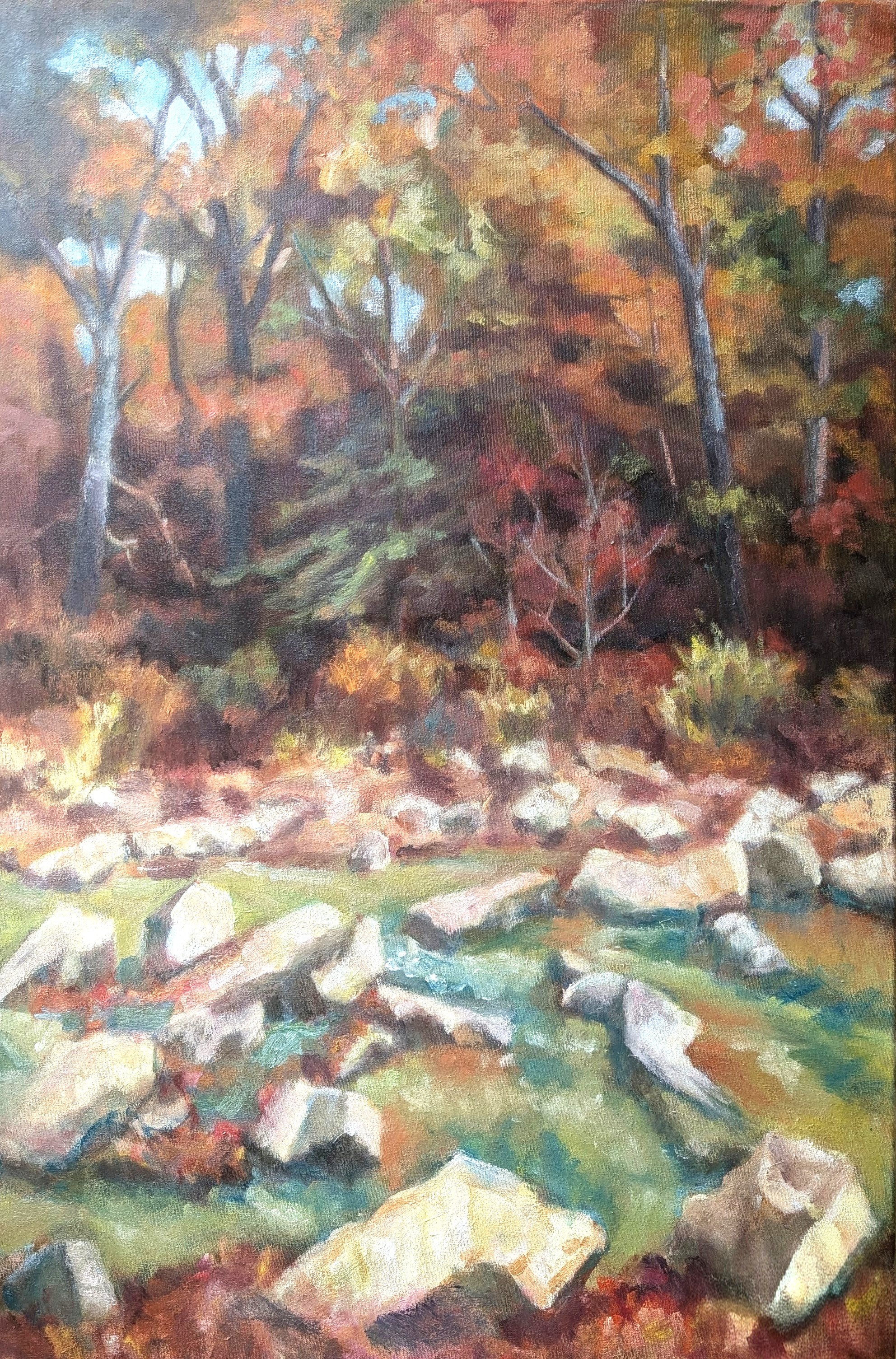 Sope Creek 36" x 24" Oil on Canvas