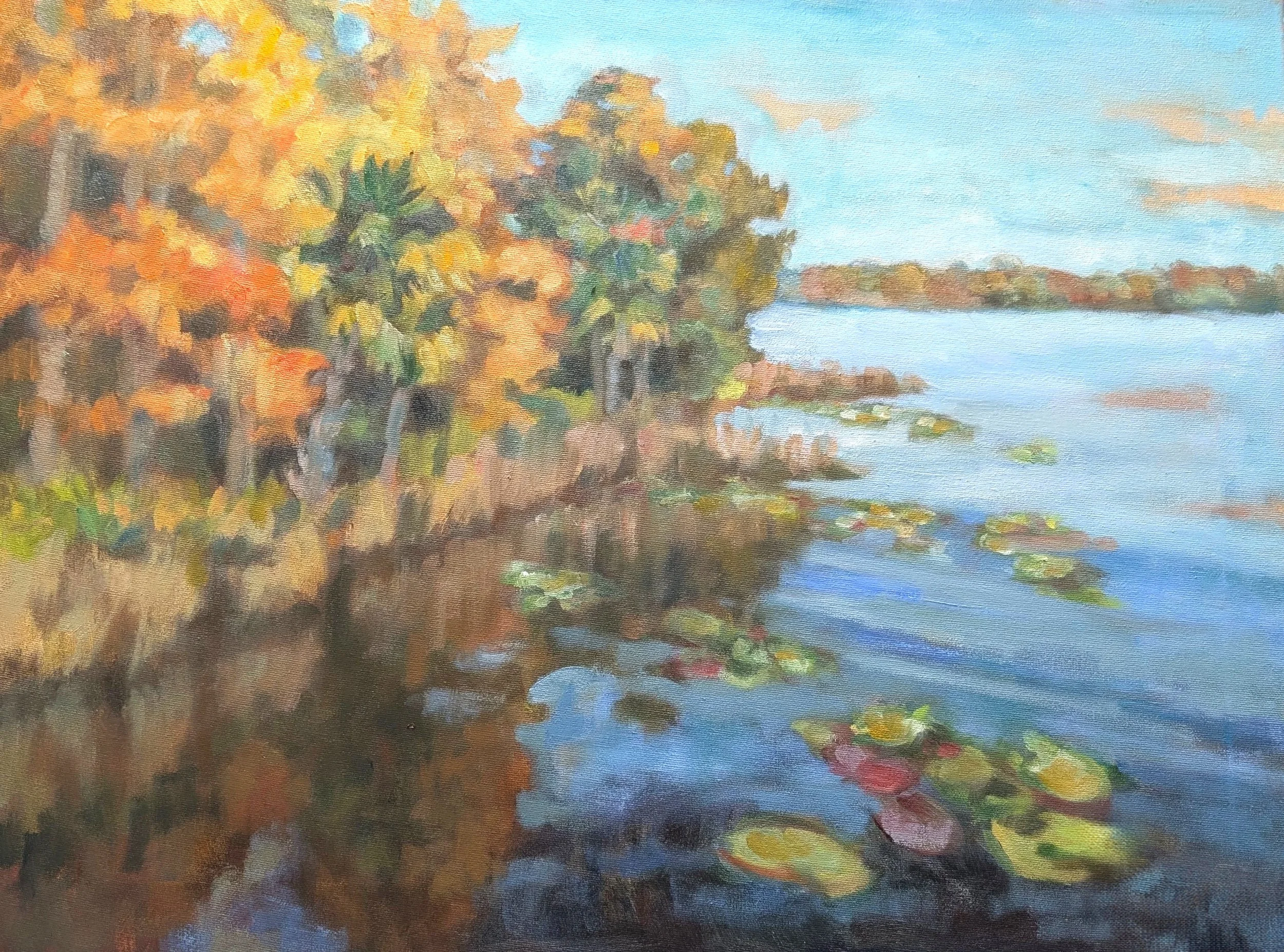 Lake Virginia Autumn 20 " x 24" Oil on Canvas