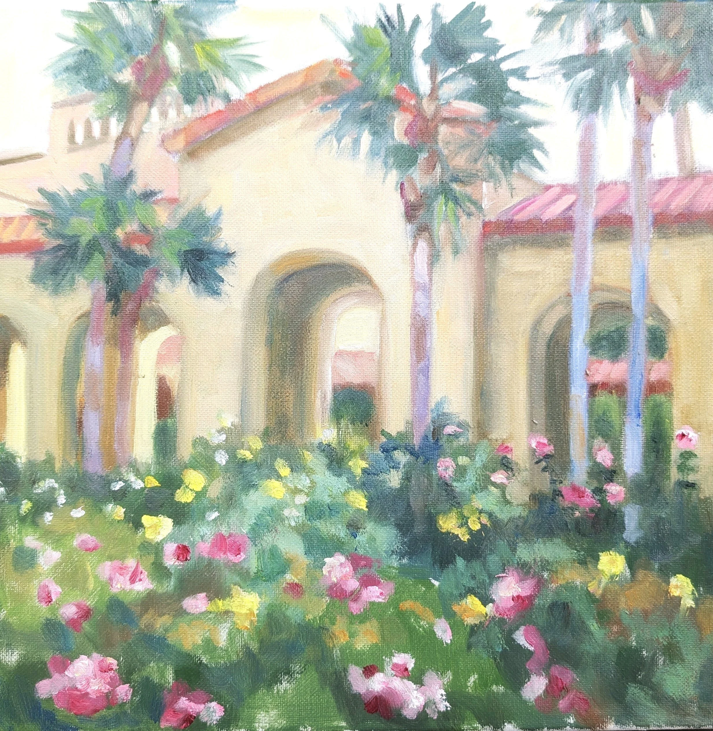 Rollins Arches 12" x 12" Oil on Canvas