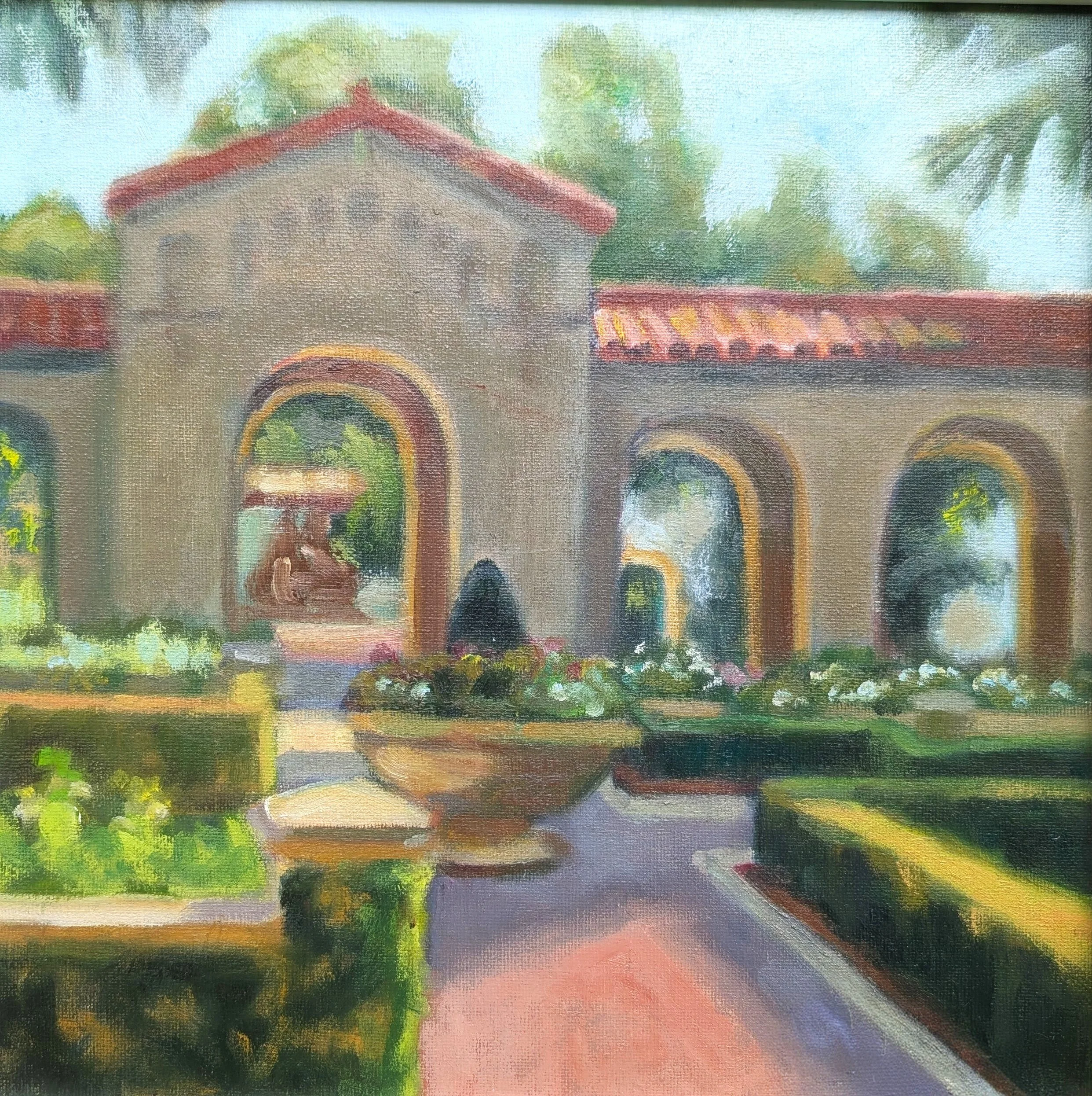 Rose Garden 12" x 12" OIl