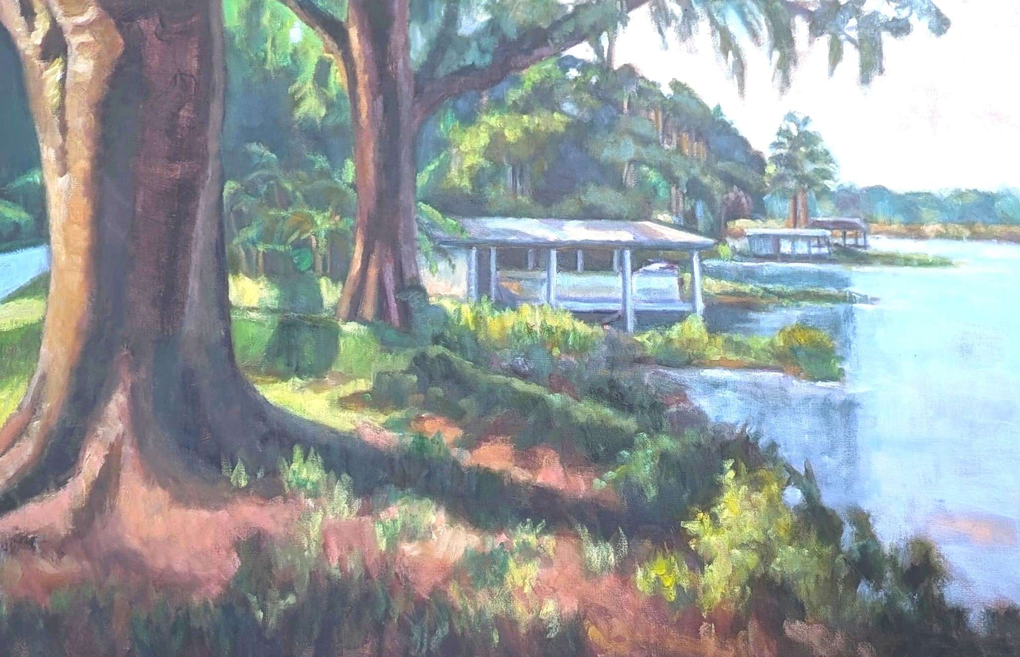 Lake Mizell 24" x 36" Oil on Canvas