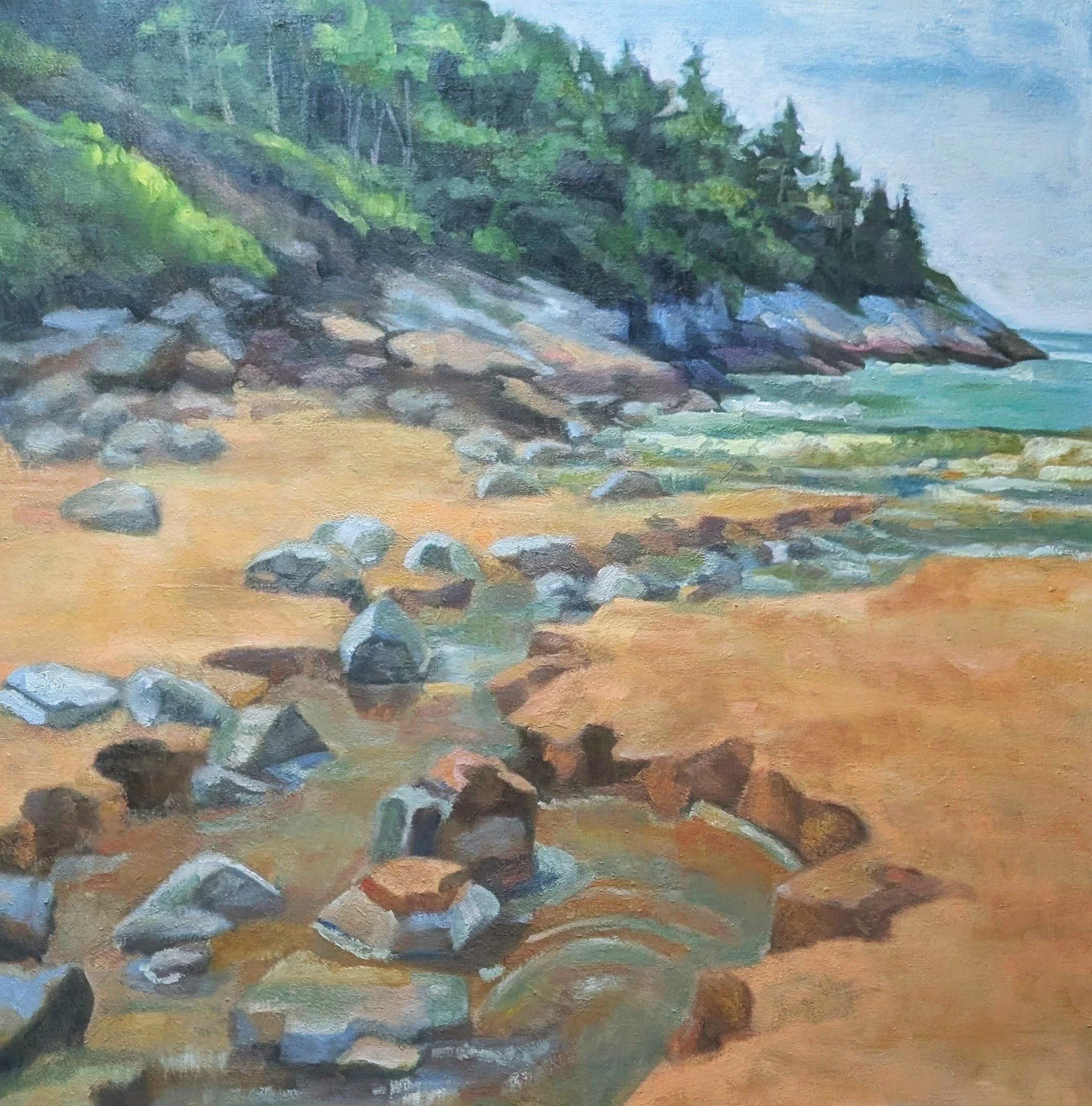 Acadia Park. 30" x 24" Oil on Canvas