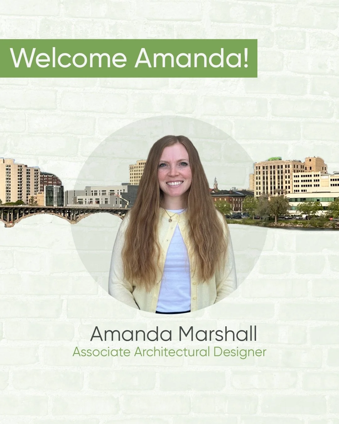 Studio GWA is growing!

 We are excited to welcome Amanda Marshall to the team.

Amanda joins us from the forensic and enclosure consulting industry with a background in understanding how buildings perform, age, and adapt. As you can see, she is alre
