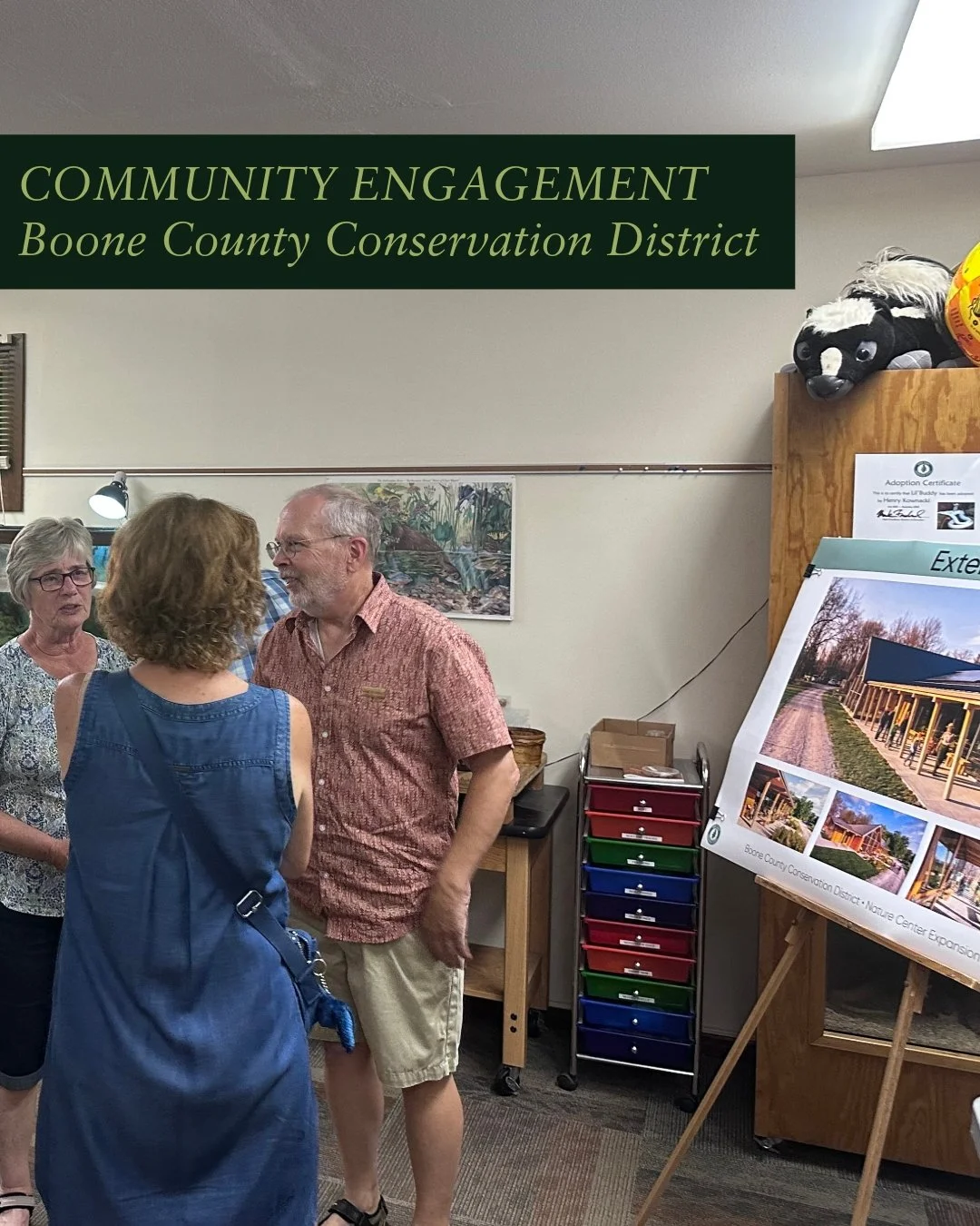 What makes a great nature center?

That's the question we recently explored with community members at Boone County Nature Preserve.

As part of ongoing planning efforts for the expansion of the preserve's existing facilities, participants shared idea