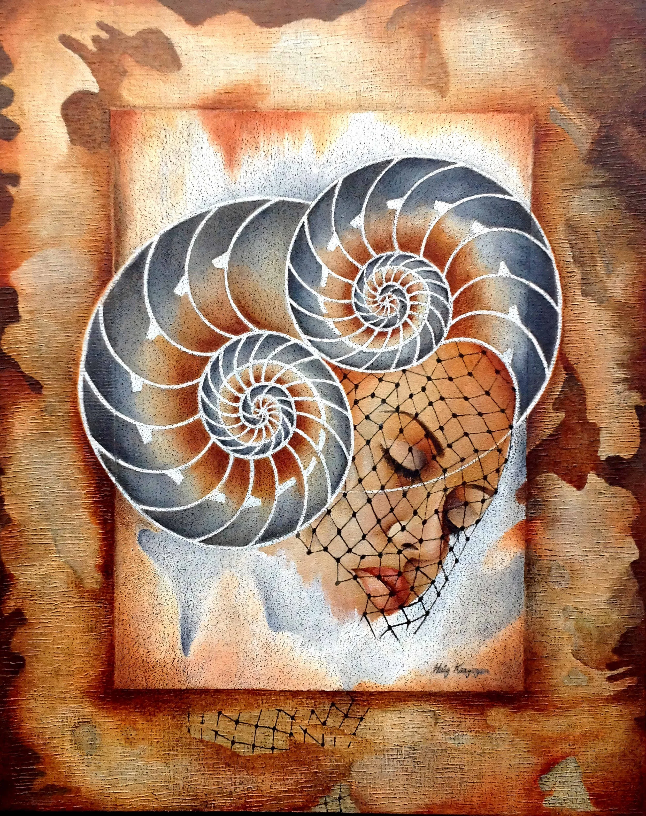 CREATION OF ISOLATION
Oil and Acrylic on Grip
16” x 20”