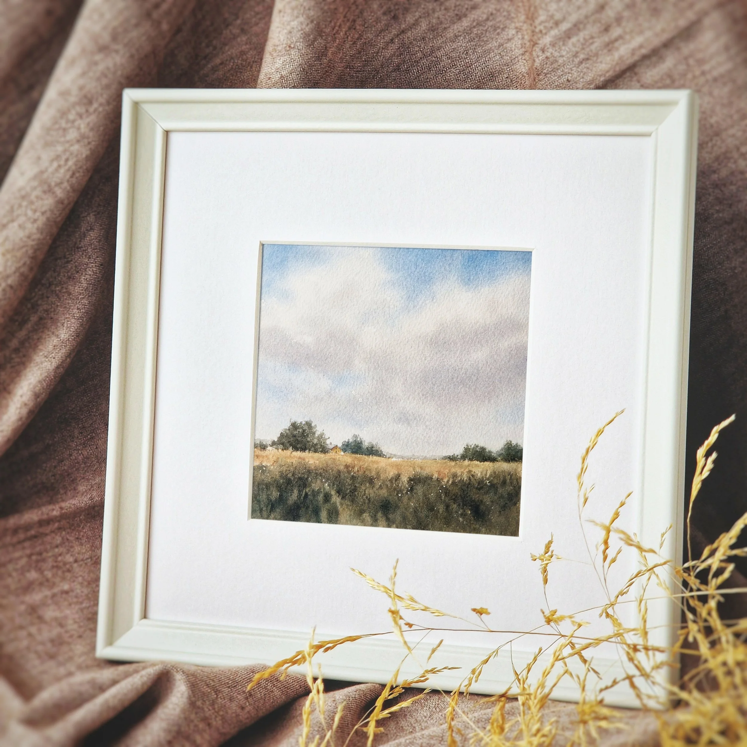 peaceful-afternoon-watercolor-painting-alex-dildiene-art-white-frame.jpg
