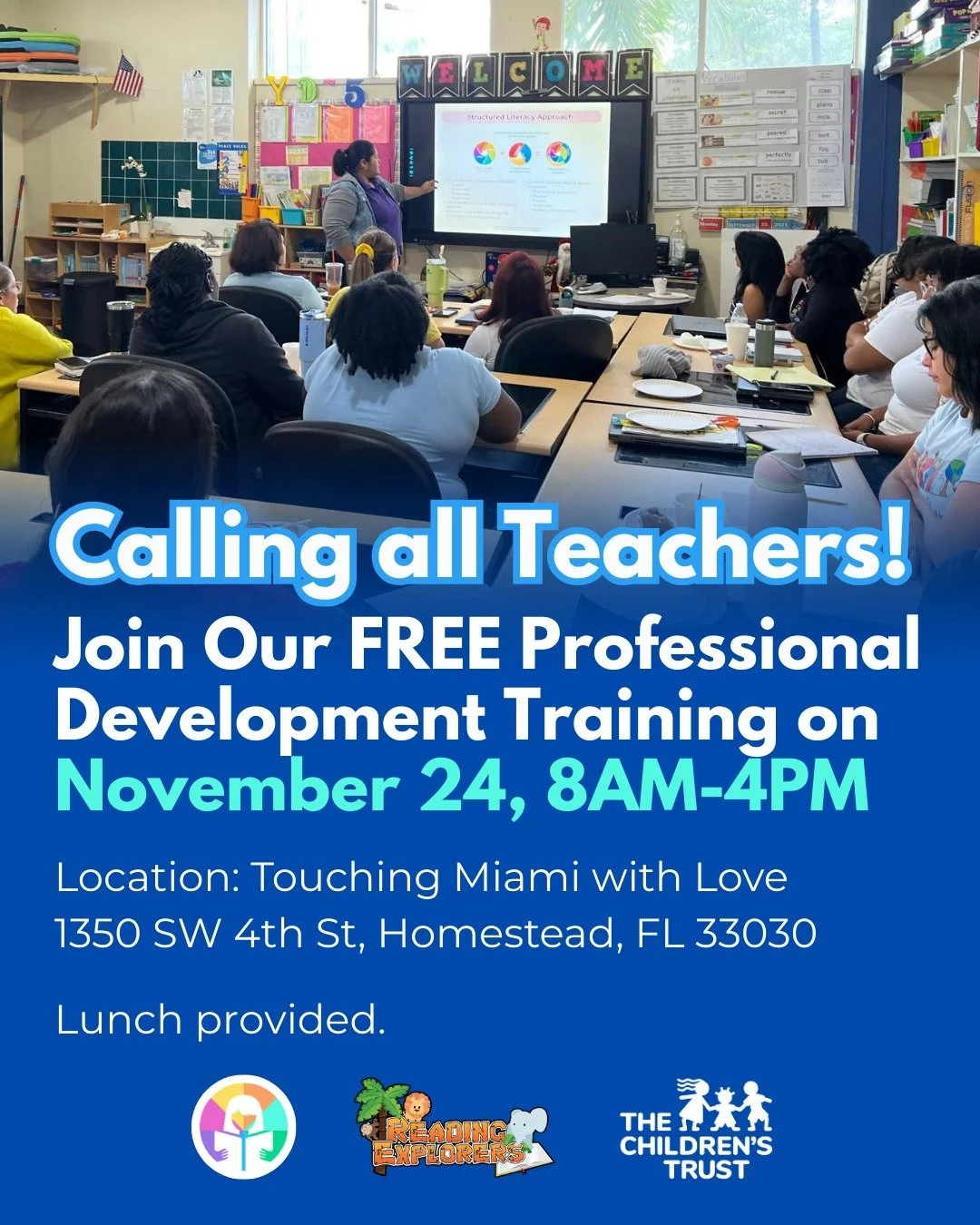 Join our Reading Roadmap Program, a free professional development series rooted in the Science of Reading. Learn evidence-based, multisensory strategies to support students with dyslexia and strengthen literacy in your classroom. Lunch provided.

Dat