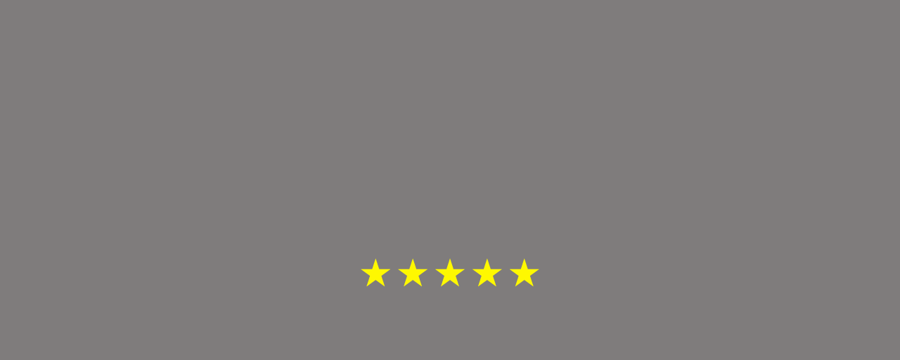 Gray background with five yellow stars in the center.