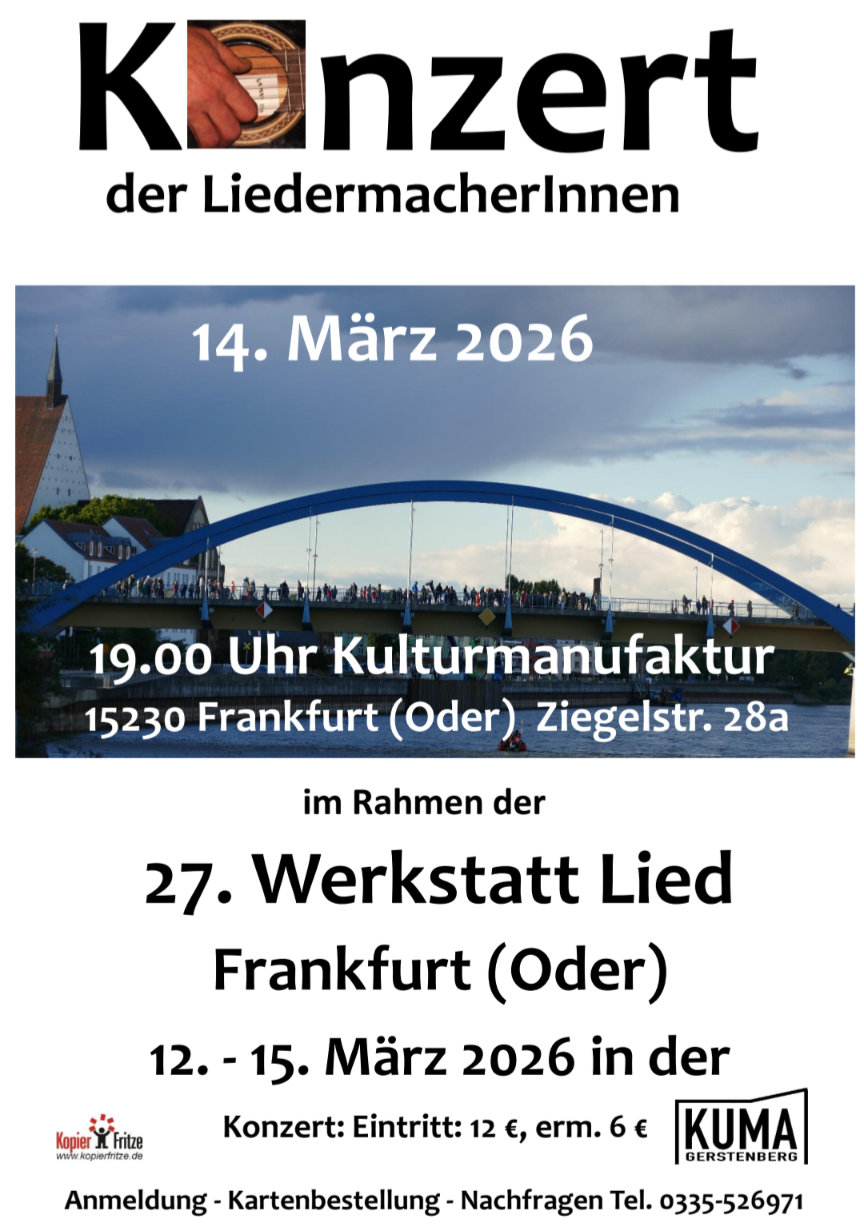  27. Konzert Werkstatt Lied