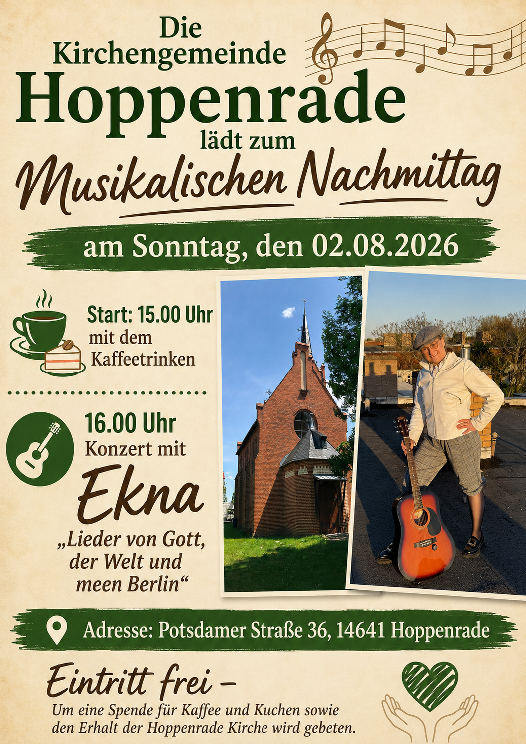 Musikalischer Nachmittag in Hoppenrade