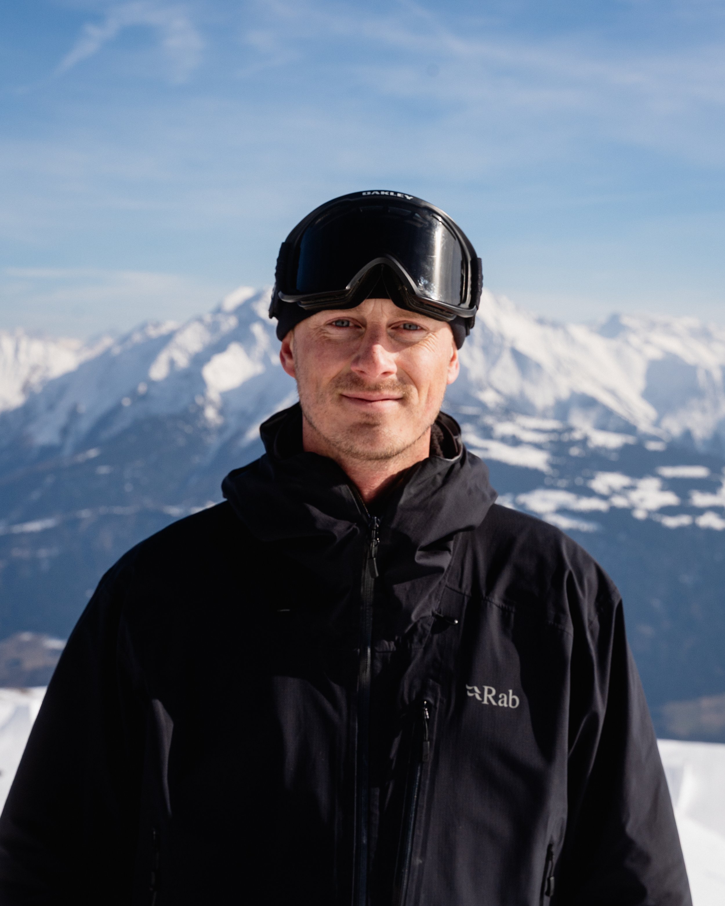 Filmmaker, videographer, DoP, cinematographer in outdoor mountainous environment.