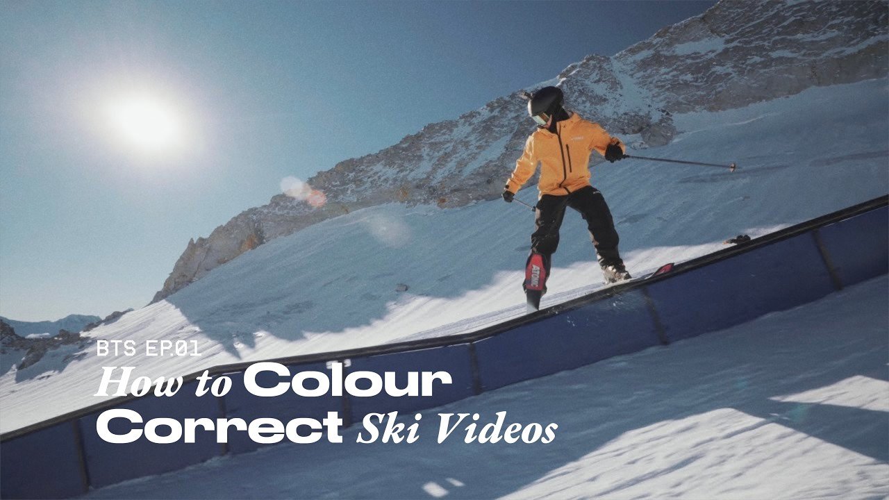 How to Colour Correct Your Ski Footage