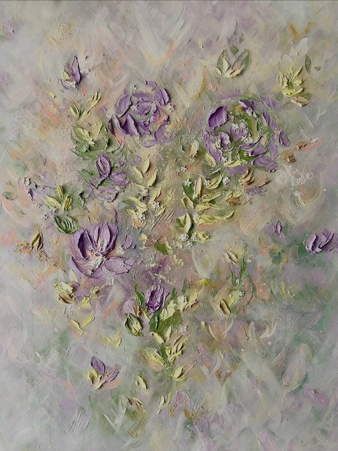 Offerings 🪻🌸🌼 36x48
.
.
✨✨ Nouveaut&eacute; estivale disponible ✨✨
#quebecartist #floralartwork #ArtFloral #PeintureTextur&eacute;e #ArtContemporain #OeuvreOriginale #ArtAbstraitFloral #TableauFaitMain #Art&Eacute;motionnel #ArtIntuitif #ArtSpirit