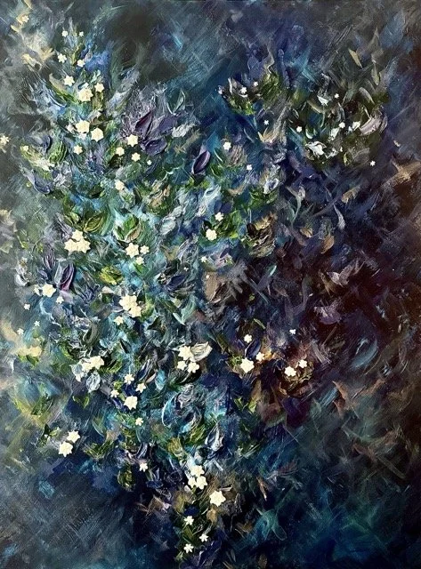 Danse en souvenir d'elle
48 x 36 po
2026