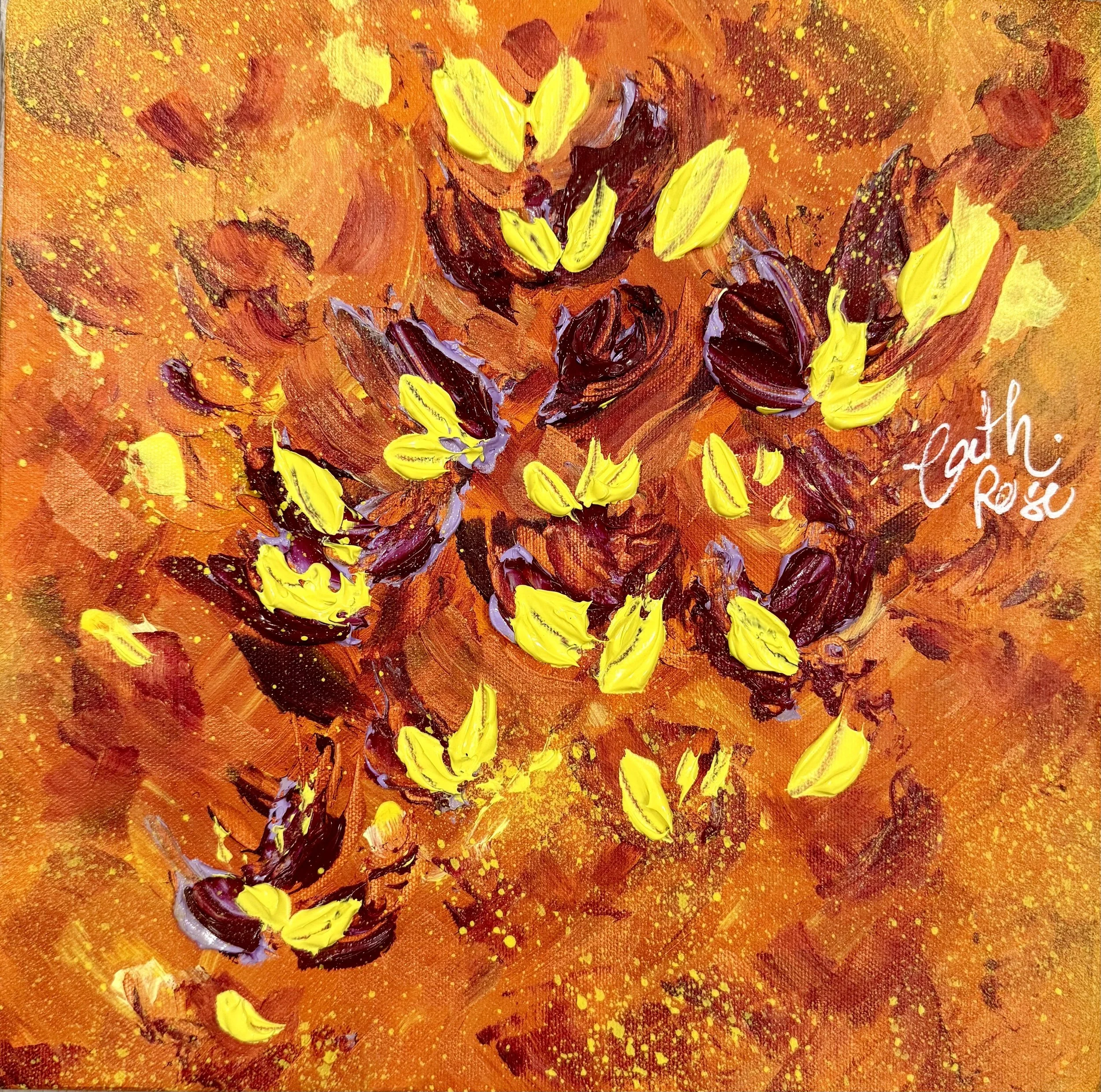 Saveurs indiennes
12 x 12 po
Techniques mixtes, acrylique
2025
_260 $