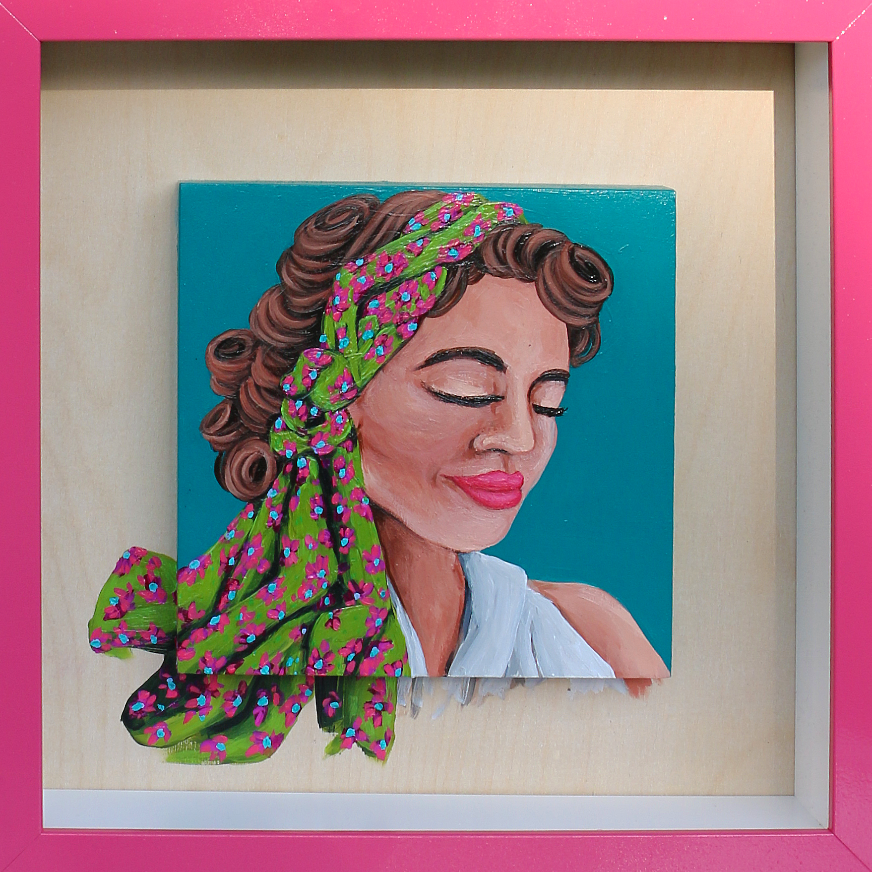 Marlène et son foulard
