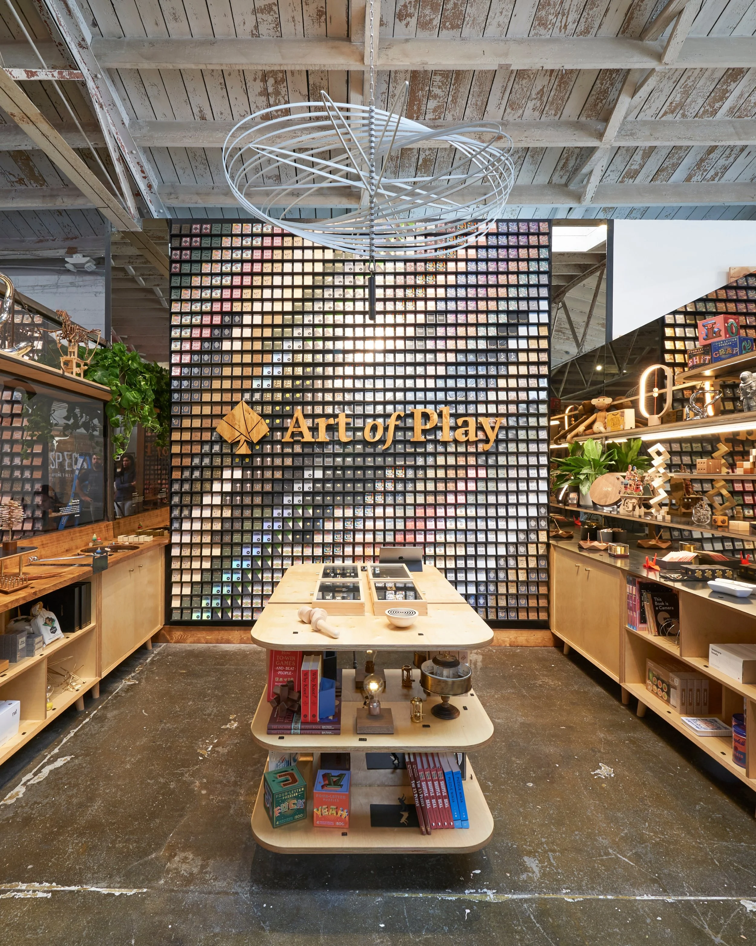 Step into a world of wonder

Designed and fabricated for@artofplay, this playful magic+ game shop in San Diego&rsquo;s Little Italy transformed a compact footprint into an immersive experience filled with curiosity, craftsmanship, and discovery.

Fro