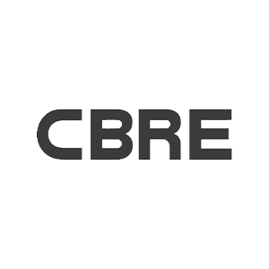 CBRE logo.