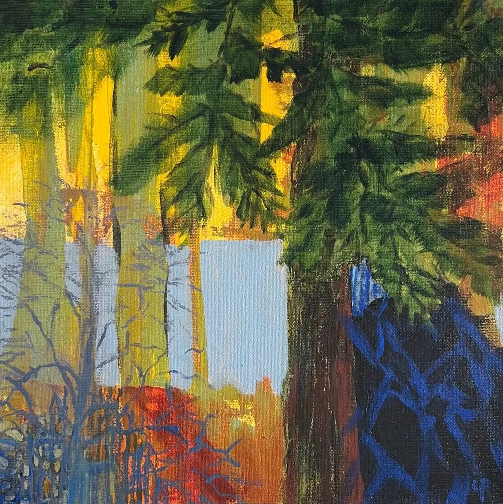 By the Creek-12x12, Acrylic,$450