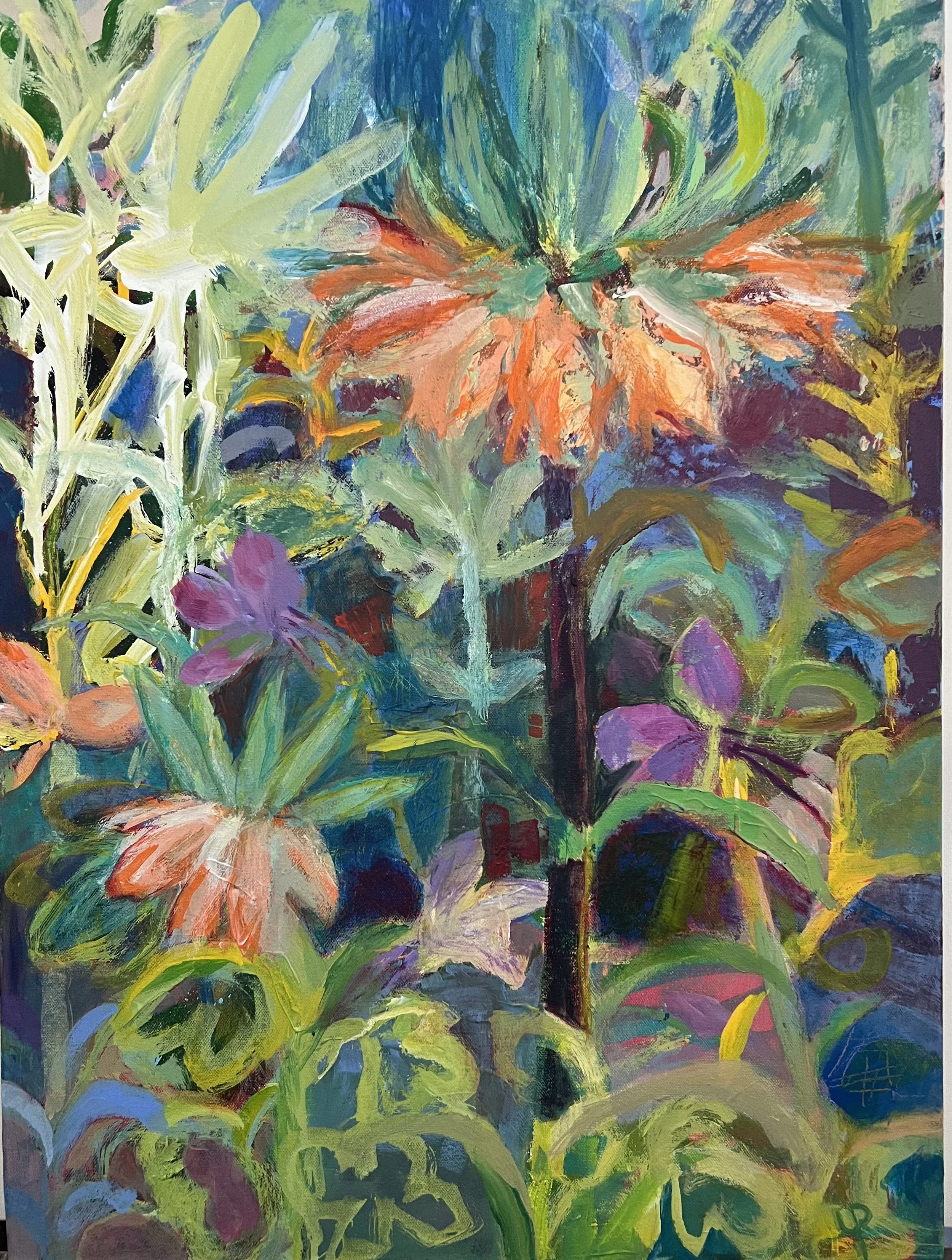 Frittilaria-18x24, Acrylic,$950