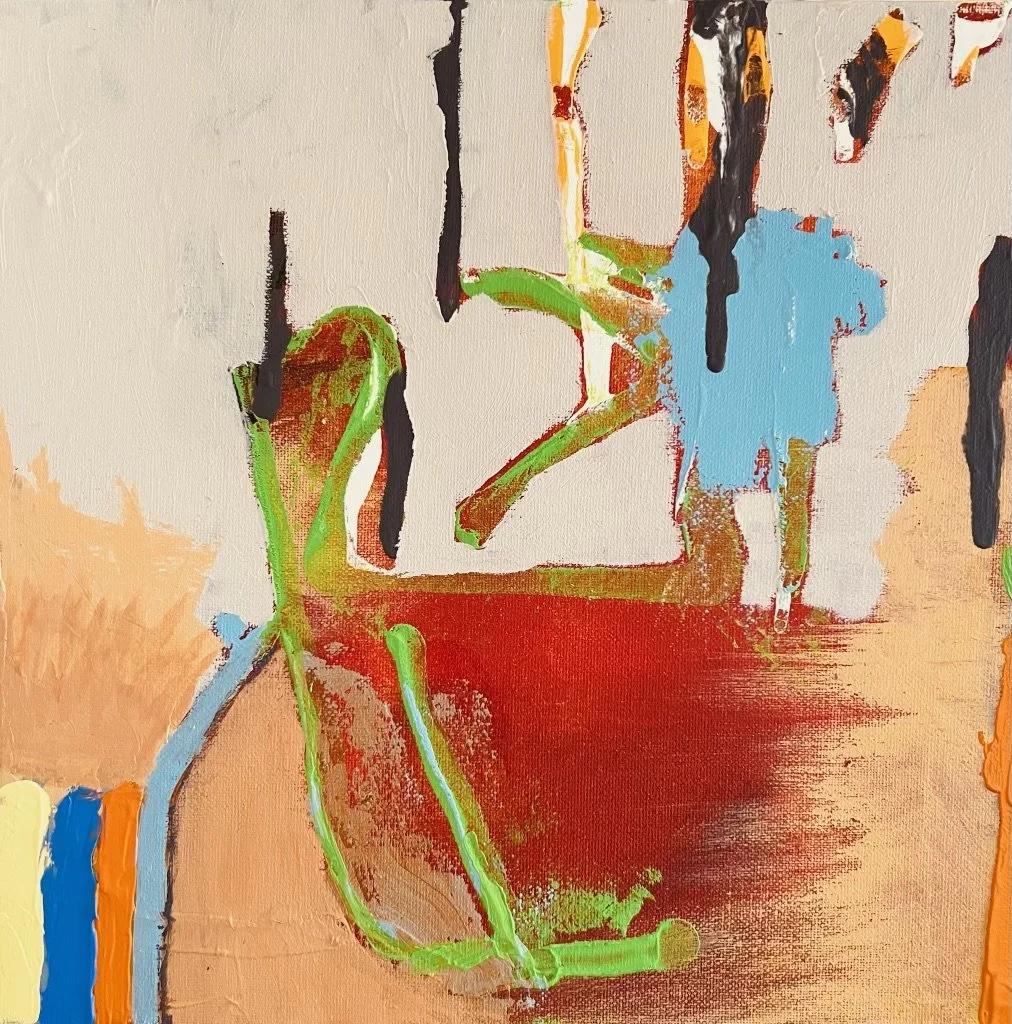 Paint Box-12x12, Acrylic,$450