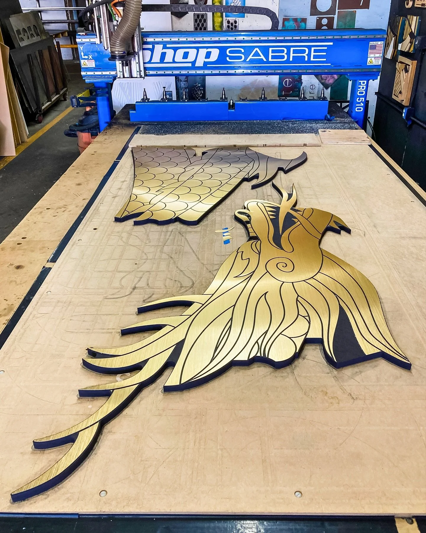 Reminiscing on this legendary buildout for Emerald - where we CNC&rsquo;d an oversized dragon out of brass Chemetal to guard the restaurant in true mythic style. 

This wasn&rsquo;t just a build &mdash; it was a journey into ancient Chinese mythology