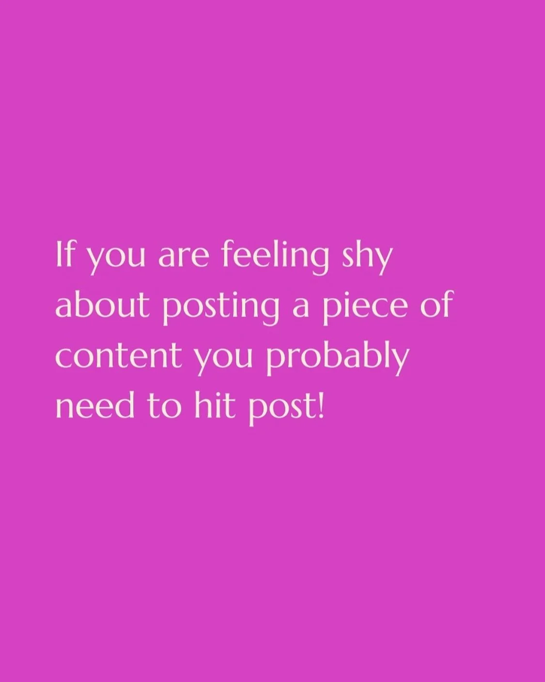Your hesitancy can either be the thing that holds you back or your sign to hit post. Choice is yours 🫶🏼

#talksocial #talksocialtome #marketing #socialmediamarketing #brandlaunch #branding #contentcreator #contentmarketing #contentmarketing #ugc