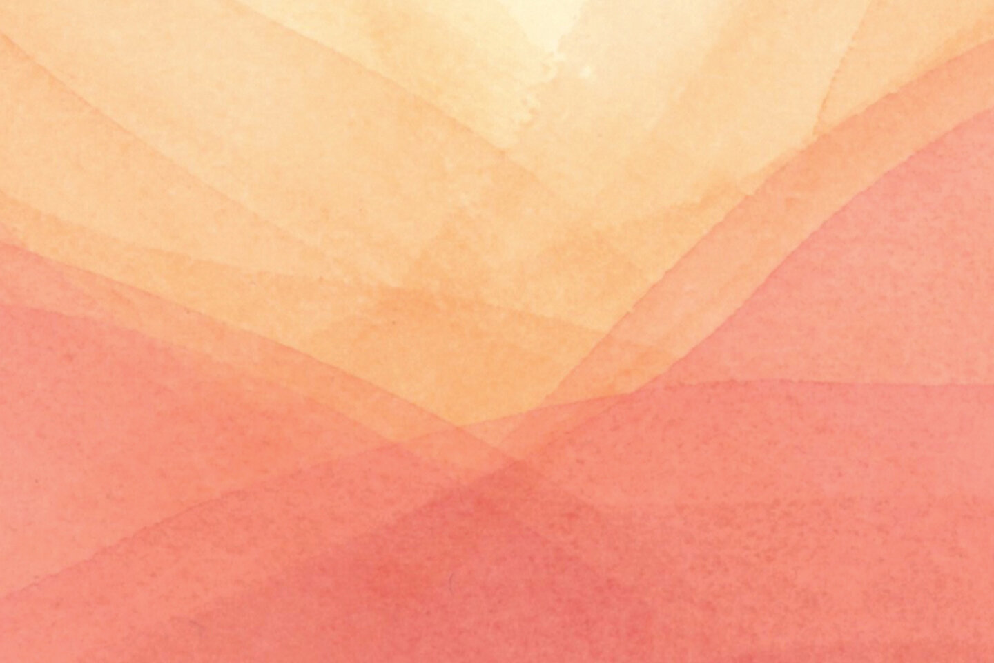 Abstract watercolor background in warm pink and orange hues