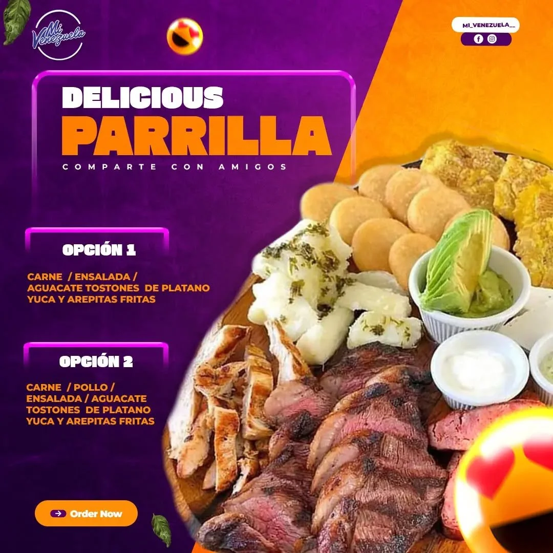 Disponible Parrillas ✨️ ven y disfruta de lo mejor 👌 y escoge la opci&oacute;n que m&aacute;s te guste!!

#parrillasvenezolanas 
#pollo
#food
#parrillada