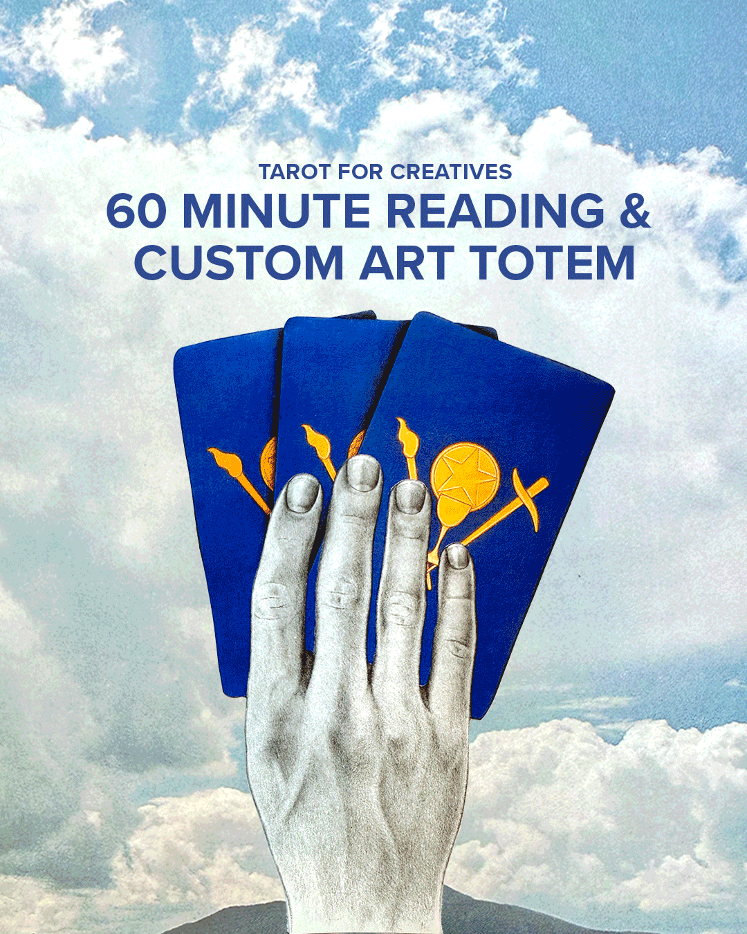 Tarot for Creatives - 60 minute reading (online) + Custom Art Totem