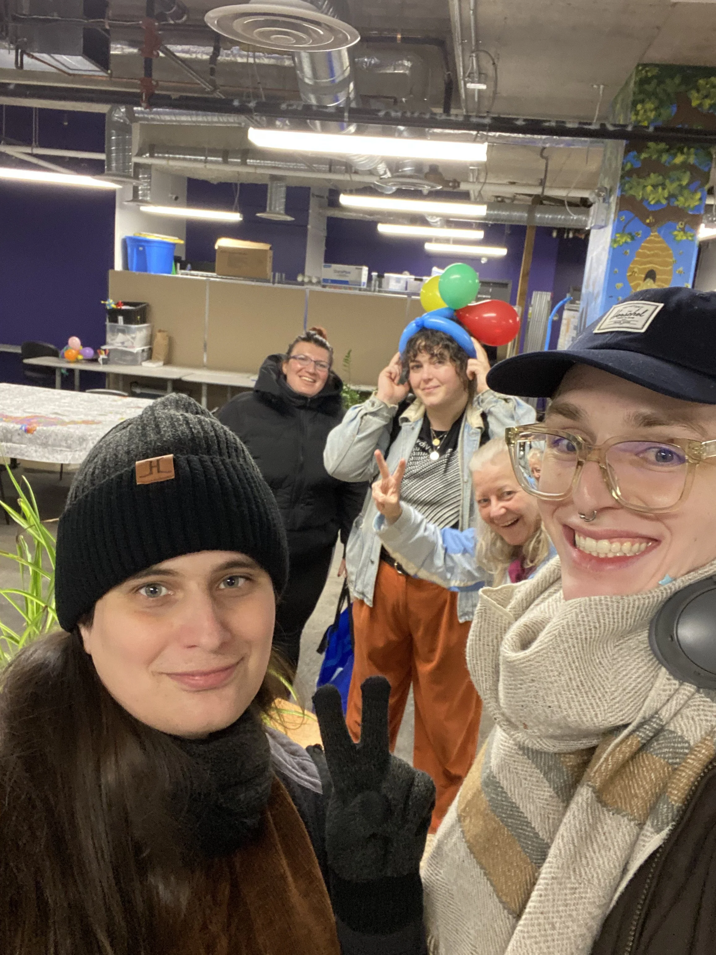 In 2024 we joined the CWFC Co-op Academy, started weekly co-op meetings, incorporated provincially, and opened a bank account!