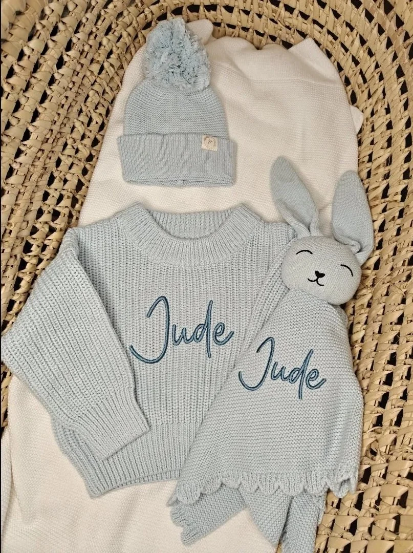 Jumper, Bunny and Hat/Headband bundle