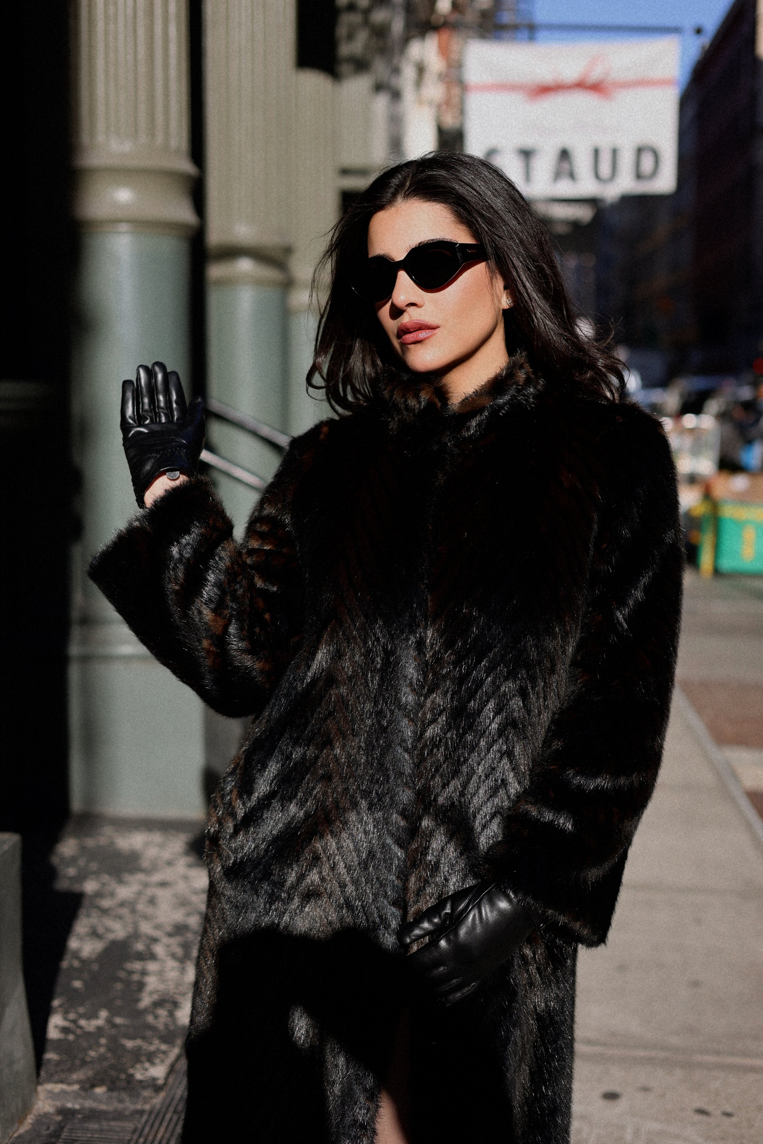 Eleanor Faux Fur Coat