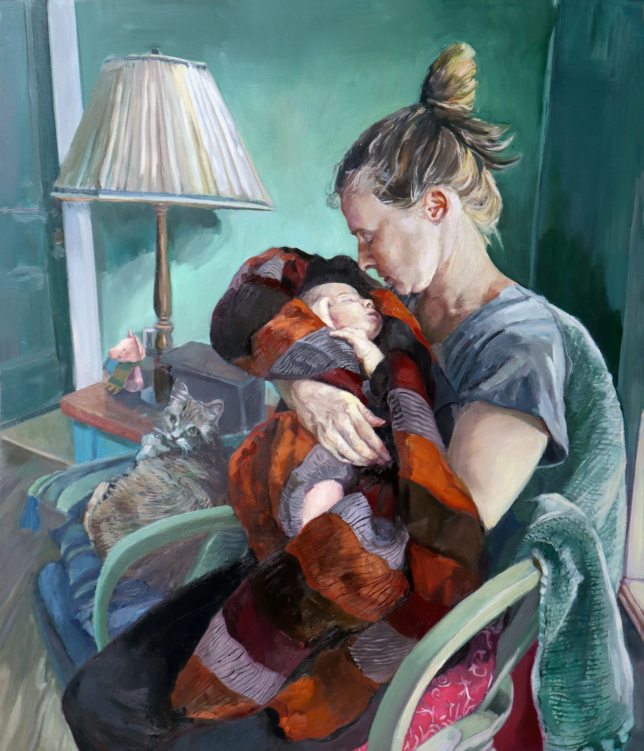 Shappler Patricia_In the Beginning_2024_oil on cradled board_40 in H x 34 in W x 1.75 in D_.jpg