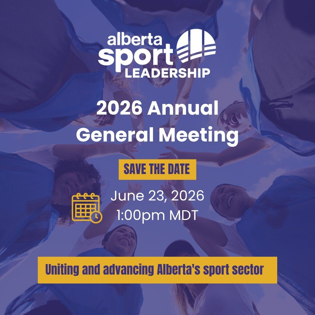 Our 2026 Annual General Meeting is happening June 23 at 1:00 PM MDT &mdash; and we'd love to see you there. The AGM is where our community comes together to reflect on the year, hear updates, and shape the future of sport in Alberta. 🏒🏊&zwj;♀️⛸️Mor