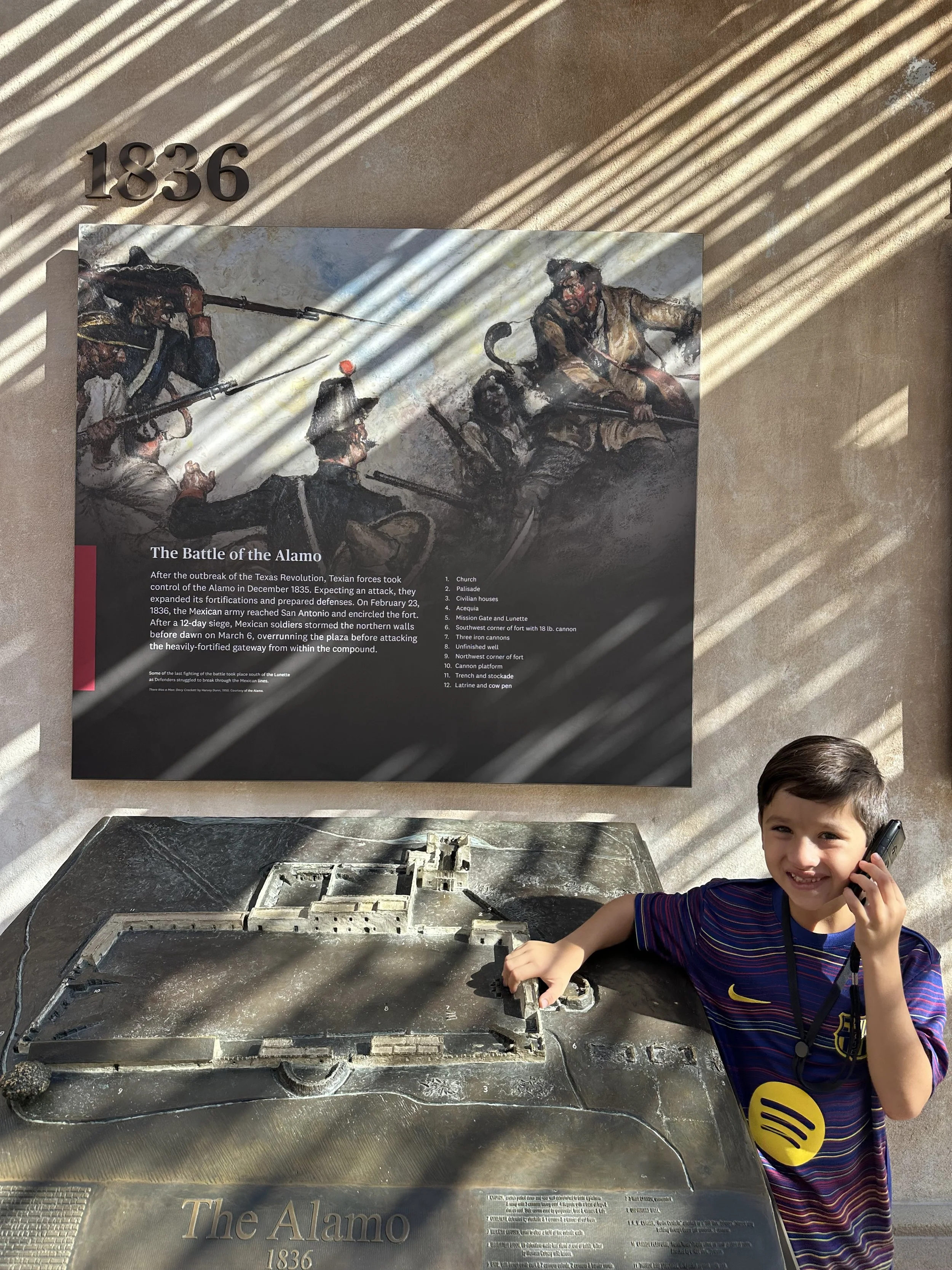 I found the history of the Alamo very interesting