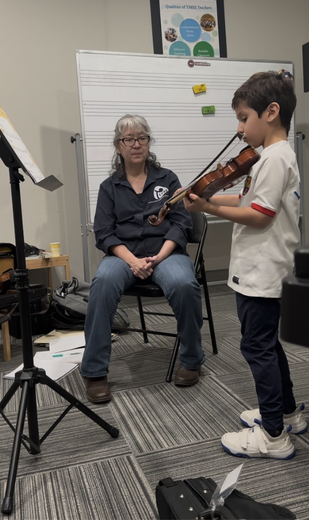 I started playing violin and I am loving it