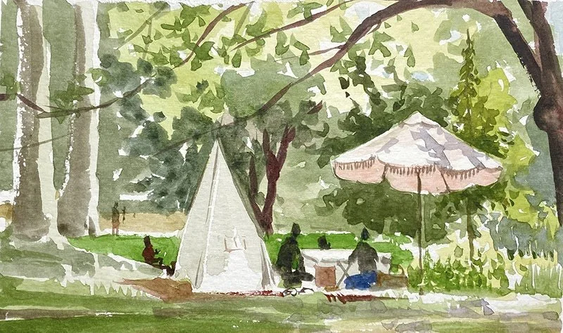 Campers in Central Park, Summer 2023