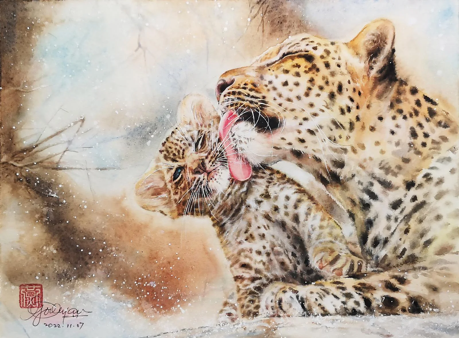 Warmth in the Cold 
25.5cm x 25.5cm
Honourable Mention Award, Poland (2024)