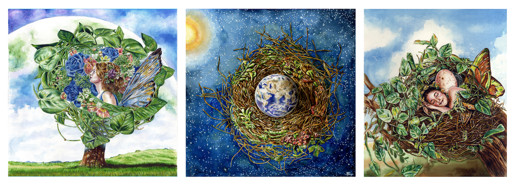 Mid-Summer Nights Dream Triptych