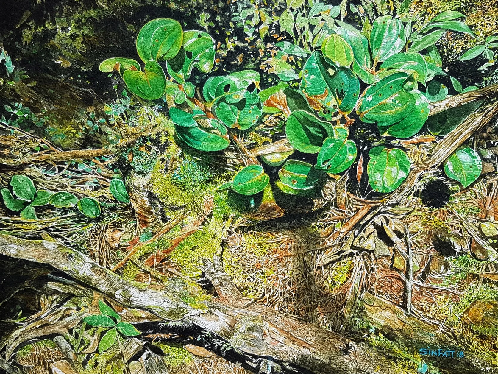 The Whisper of Life 
30cm x 40cm 
2018 Honourable Award
1st International Watercolor Biennale, Malaysia