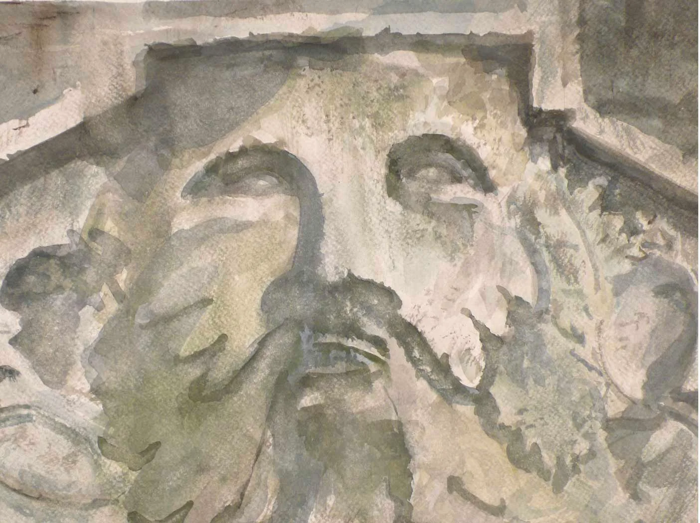 Green Man - 16"x20"