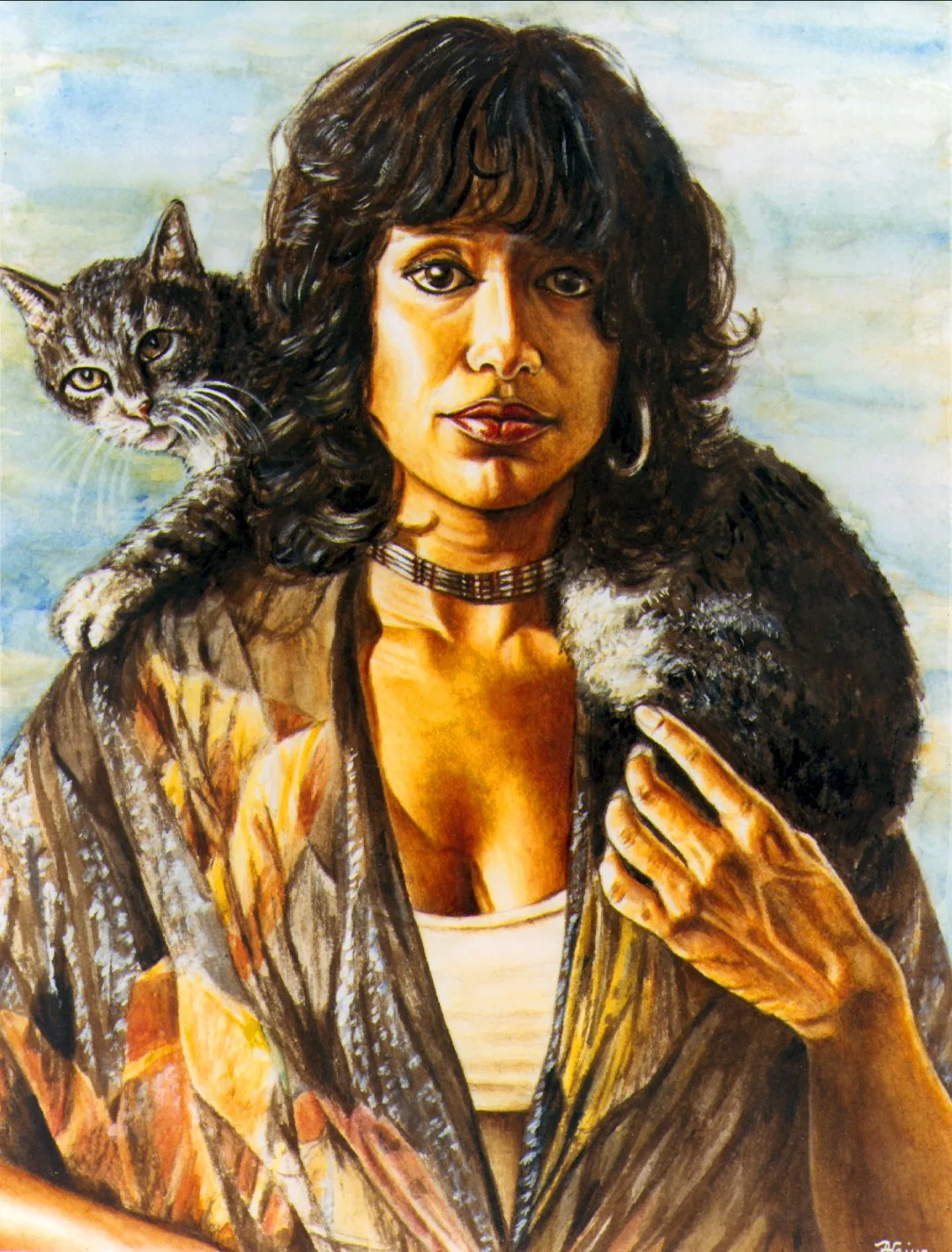 Self Portrait With Cat