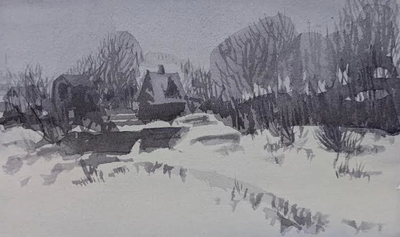 Winter twilight