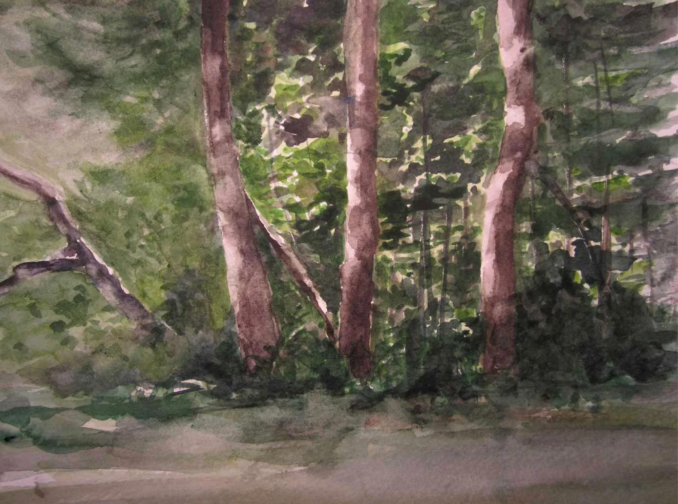Dusk In Mill River - 11"x14"