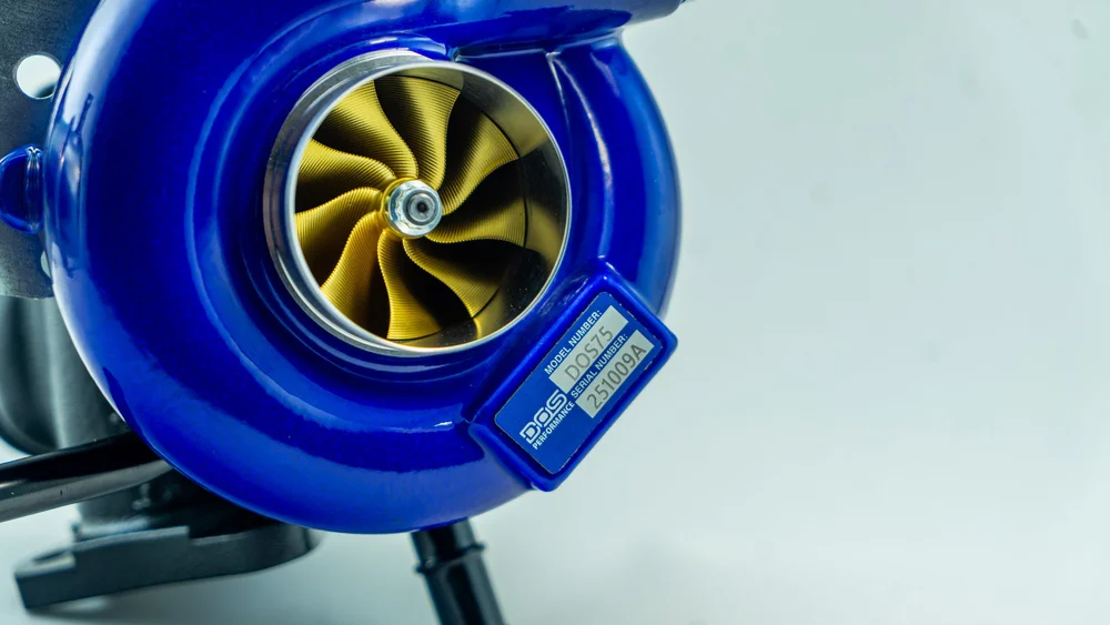 DOS 75 Turbo compressor and turbine detail