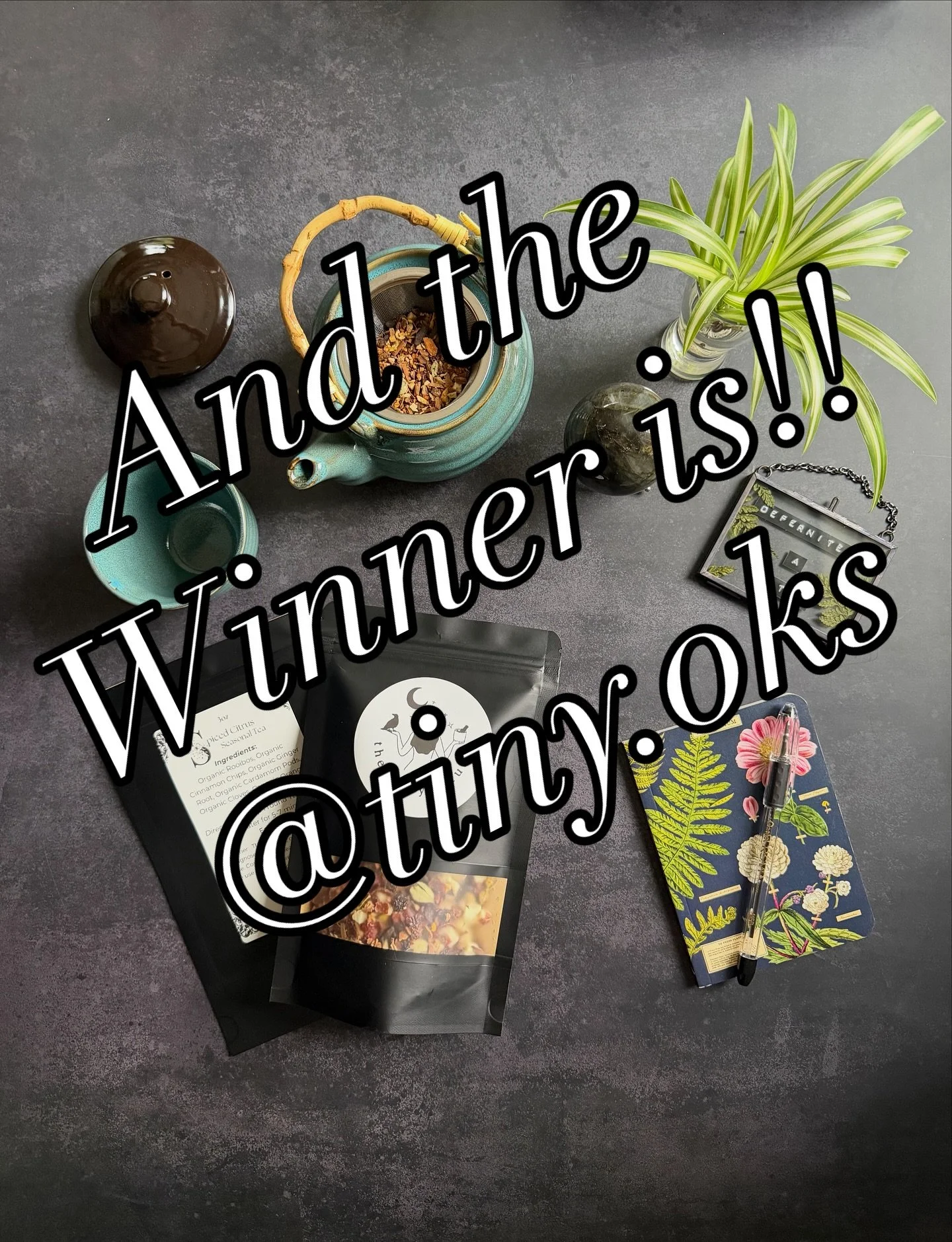 ✨ Giveaway Winner Announcement! ✨

A heartfelt thank-you to everyone who entered our tea giveaway &mdash; your tags, shares, and comments helped more people discover The Daily Ritual Apothecary, and I&rsquo;m so grateful for that! 💚

Congratulations