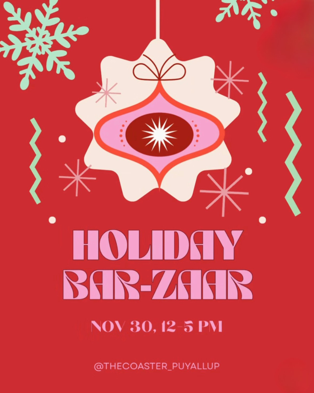 Holiday Bar-zaar @ The Coaster