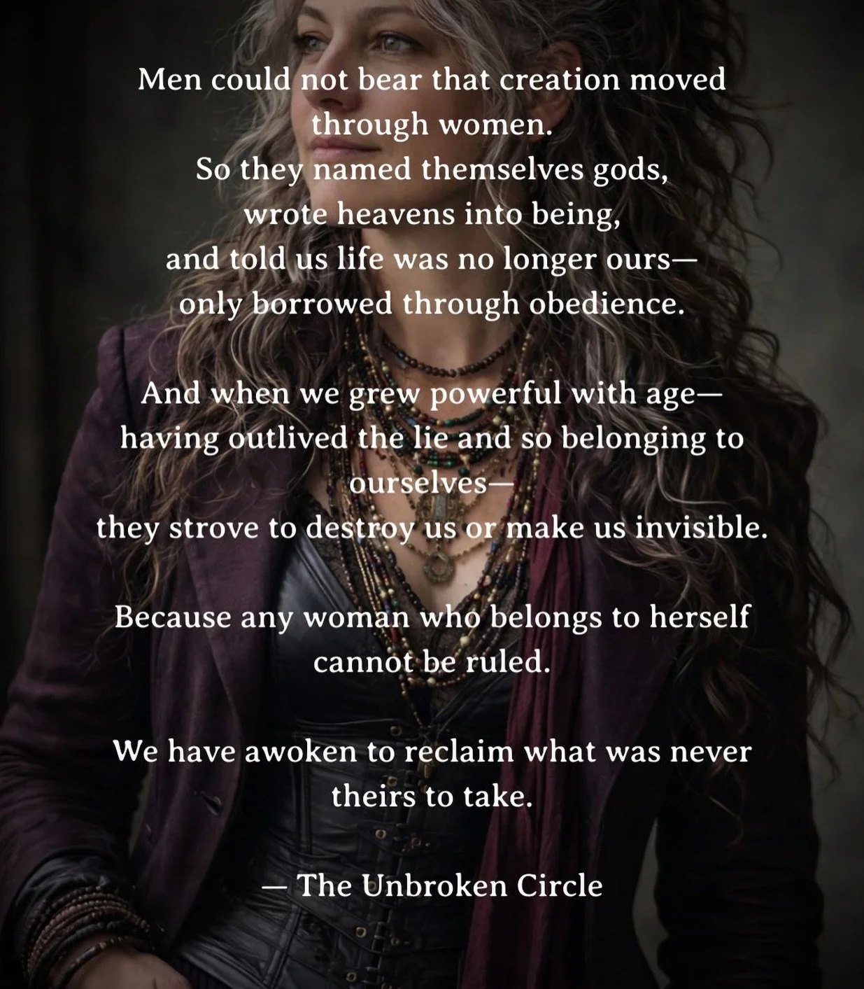 What is surfacing now has always been beneath the soil.❤️&zwj;🔥
.
.
#TheUnbrokenCircle #CroneWisdom #AncientFuture #WomenWhoBelongToThemselves
#TheDailyRitual